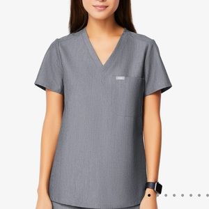 Figs Graphite Catrina Scrub Top
